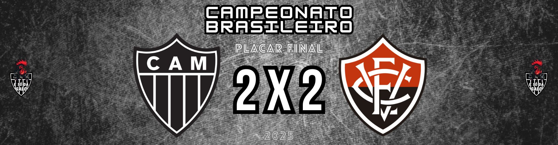 Galo fica apenas no empate e não consegue a primeira Vitória