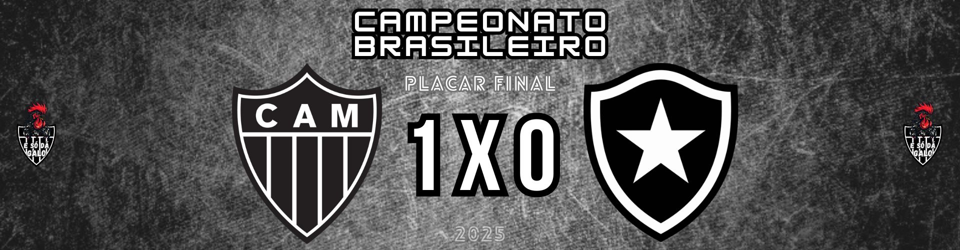 Galo vence primeiro jogo no Brasileiro em cima do algoz Botafogo